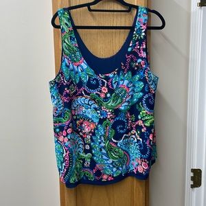 Lilly Pulitzer, tank top, versible size extra large